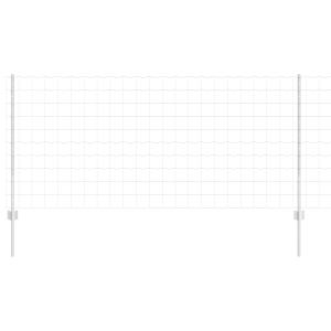 Juego de Cercas de Jardín Juego de 2 Acero Galvanizado 25 x 1 m H