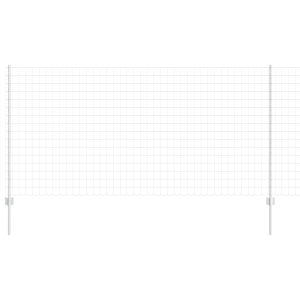 Cerca Euro com 10 Postes U Prateado 1.2x10 m Aço H