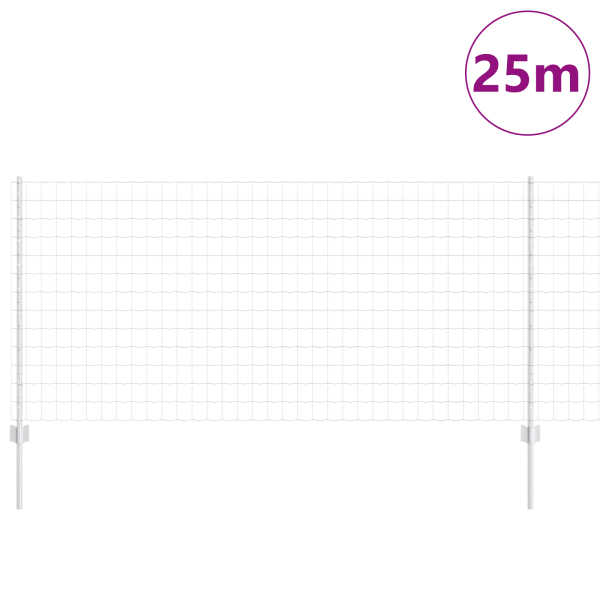Juego de Cercas Juego de 2 Acero galvanizado 25 x 1 m Resistente M 3