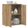 Alacena con estante con almacenamiento con puerta 2 pcs Roble artisan 60 x 31 x 70 cm 3