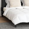 Edredón con almohada 3 pcs Blanco 260 x 220 cm Plumas 5