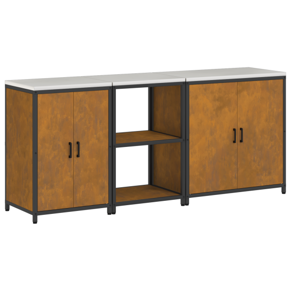 Conjunto de Almacenamiento para Cocina 3 pcs Oxidado M 2