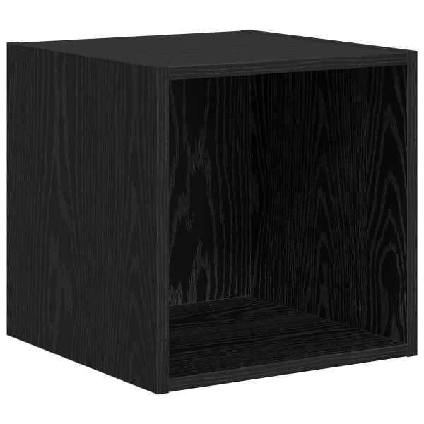 Conjunto de móvel de TV 4 pcs Carvalho preto 37 x 37 x 142.5 cm M 5