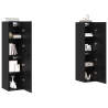 Conjunto de mueble de TV 4 pcs Roble negro 30.5 x 30 x 60 cm 3