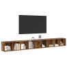 Gabinete de TV 3 pcs Madera antigua 37 x 35 x 107.5 cm 3