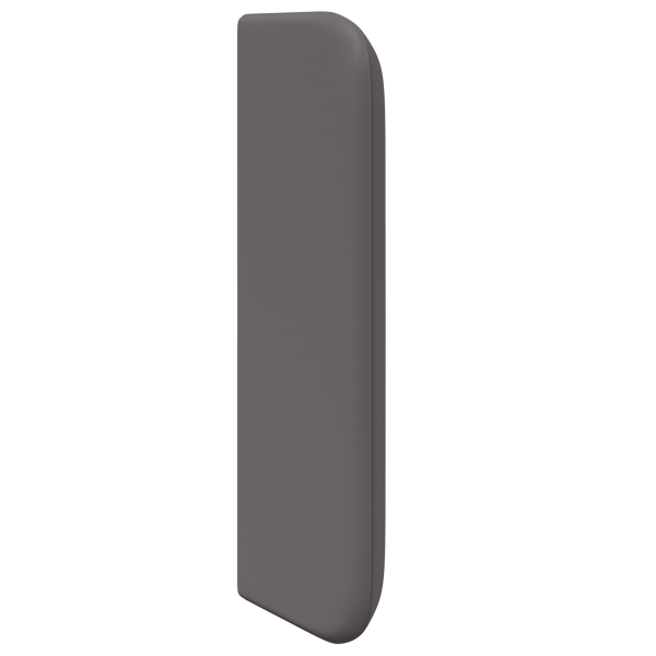 Orejas de Cabecera 2 pcs Gris 40 x 16 x 5 cm Cuero sintético M 5