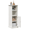Gabinete de Baño Blanco 37 x 34 x 110 cm Madera maciza de pino 3