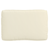 Cushion para Palete para Assento Creme 120x80x12 cm Tecido Oxford 4