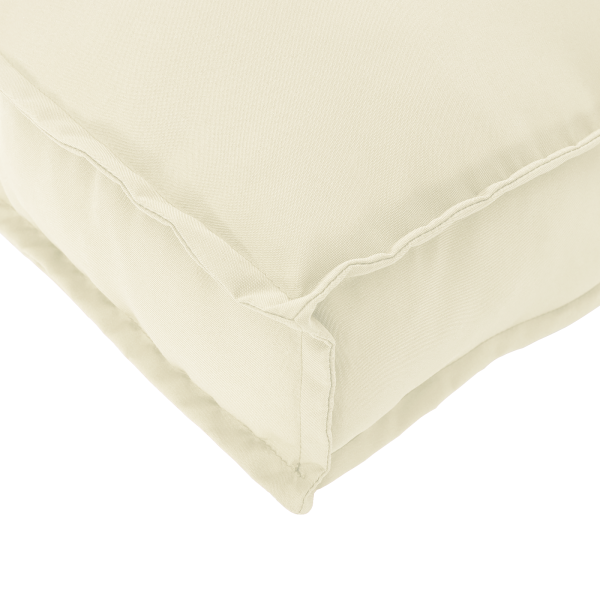 Cushion para Palete para Assento Creme 120x80x12 cm Tecido Oxford M 5