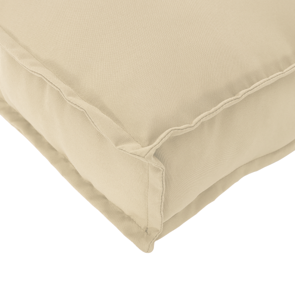 Cushion para Palete para Assento Bege 120x80x12 cm em Tecido Oxford M 5