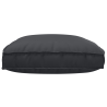 Almofada de Palete para Assento Preto 120x80x12 cm Tecido Oxford 3