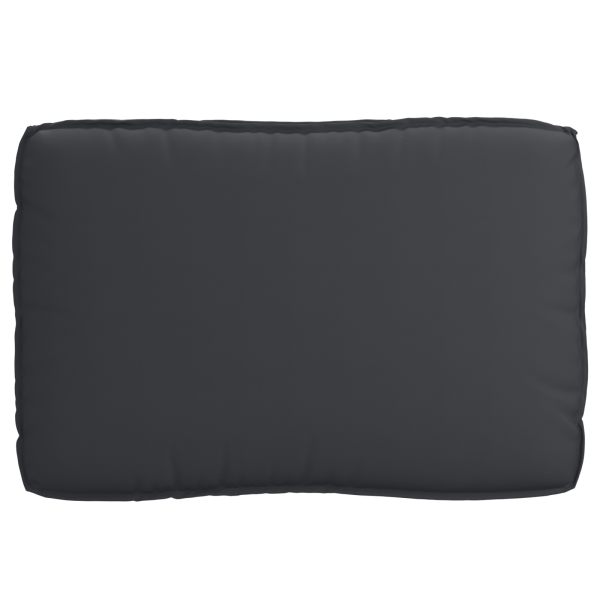 Almofada de Palete para Assento Preto 120x80x12 cm Tecido Oxford M 4