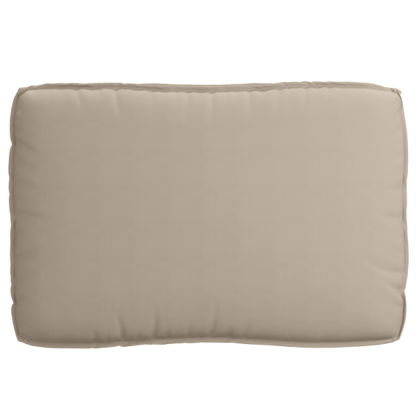 Cojín de palet para asiento Taupe 120x80x12 cm Tela Oxford M 4