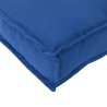 Cojín de Palet para Silla Azul Real 120x80x12 cm Tejido Oxford 5