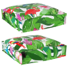 Cojines de Palet para asiento 2 pcs Jungla Tropical 40x40x8 cm Tejido Oxford 2