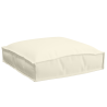 Cojines de Palet para Asiento 4 pcs Crema 40x40x8 cm Tejido Oxford 5