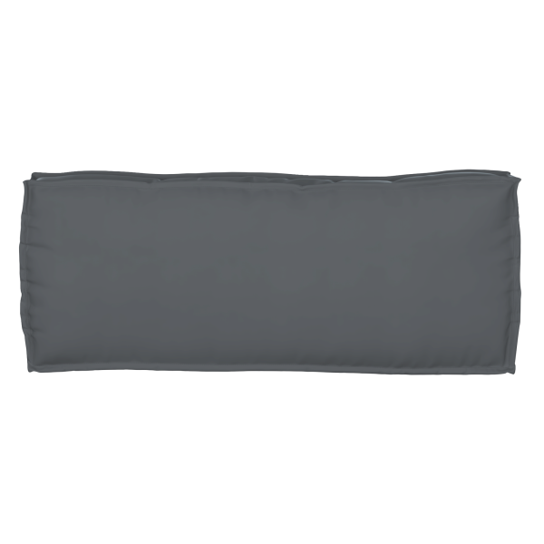 Cojines de palet para banco 2 pcs Antracita 100x40x8 cm Tela Oxford M 5