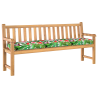 Cojines de Pallets para Banco 2 pcs Selva Tropical 200x40x8 cm Tela Oxford 3