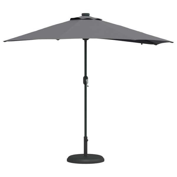 Parasol de jardín Antracita 294 x 150 x 223 cm tela M 3