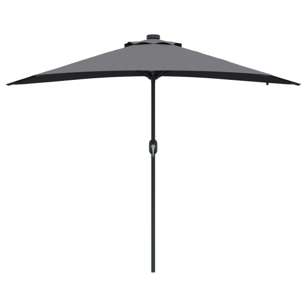 Parasol de jardín Antracita 294 x 150 x 223 cm tela M 5