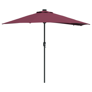 Parasol de jardín Rojo burdeos 294 x 150 x 223 cm tela H
