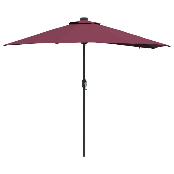 Parasol de jardín Rojo burdeos 294 x 150 x 223 cm tela M 2
