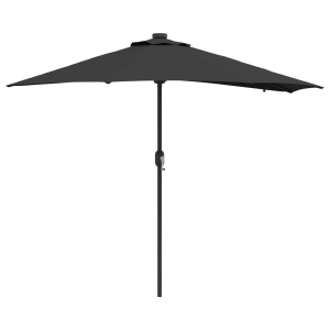 Parasol de jardín Negro 294 x 150 x 223 cm tela H