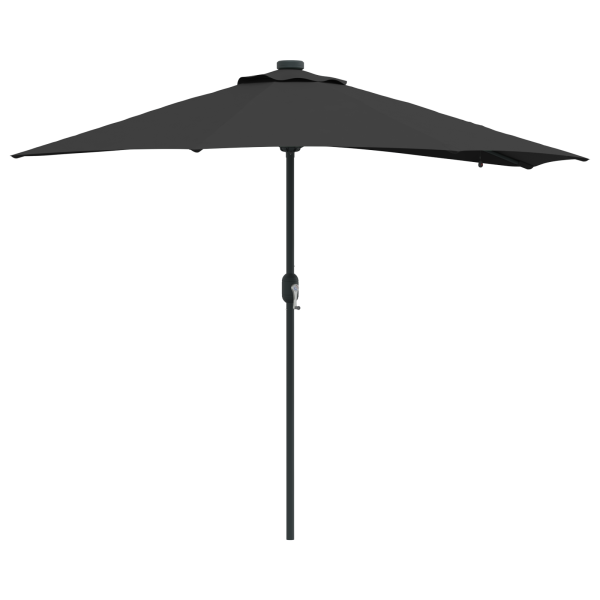 Parasol de jardín Negro 294 x 150 x 223 cm tela M 2