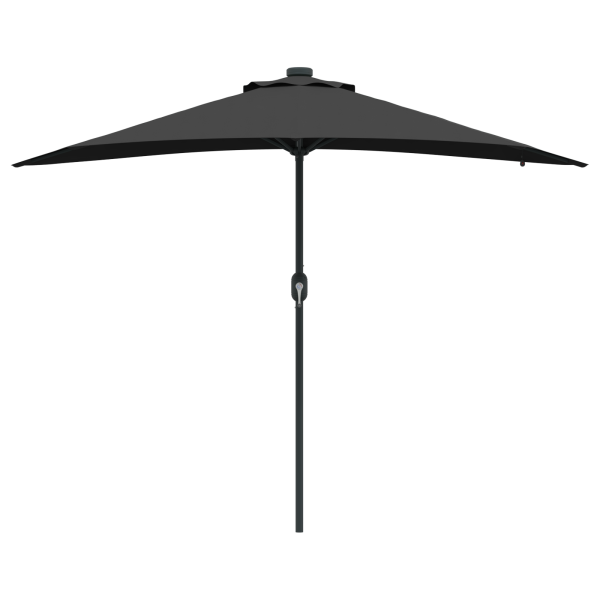 Parasol de jardín Negro 294 x 150 x 223 cm tela M 5