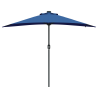 Parasol de jardín Azul 294 x 150 x 223 cm tela 5