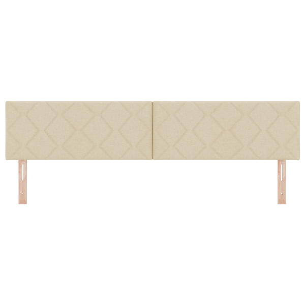 Cabeceira Blocos de Diamante Creme 200 cm Tecido M 4