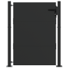 Portão de Jardim Preto 105 x 125 cm Aço com Revestimento em Pó 2