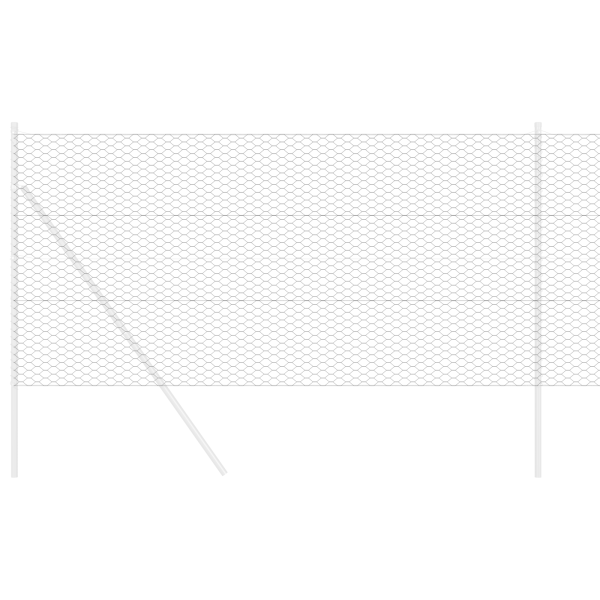 Cerca Hexagonal Cinza Cinzeto 1.4 x 25 m Aço M 3
