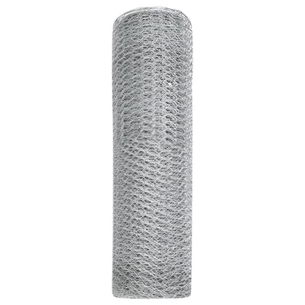Cerca Hexagonal Cinza Prateado 0.8 x 10 m Aço galvanizado M 5