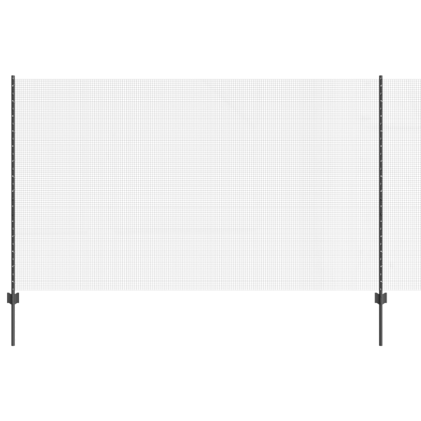 Cerca de Alambre Soldado  con 22 postes en U Gris 1.4x25 m de Acero M 2