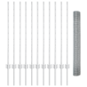 Set de Cerca de Malla de Pollo Set de 2 Acero Galvanizado 25 x 1 m 4