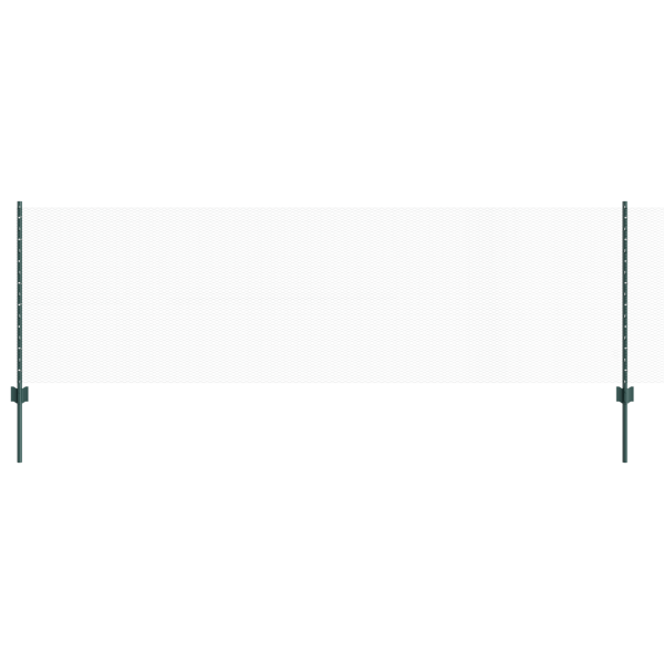 Postes de Cerca  5 pcs U-Channel Verde 80 cm Aço M 2