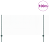 Postes de Cerca  11 pcs U-Channel Verde 100 cm Aço 3