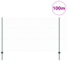 Postes de Cerca 11 pcs U-Channel Verde 140 cm Acero.  Cerca Hexagonal Verde 1.4x100 m Acero 3