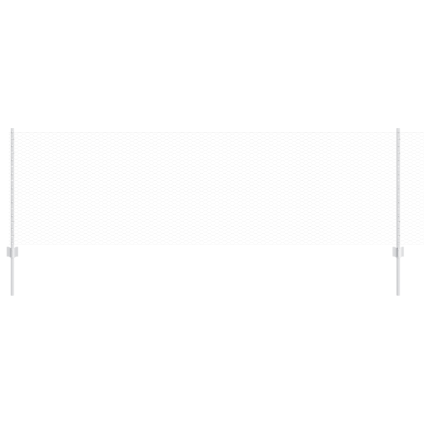 Postes de Cerca 11 pcs U-Channel 80 cm Aço Galvanizado M 2