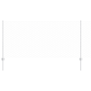 Postes Cerca  10 pcs U-Channel 140 cm Aço Galvanizado H