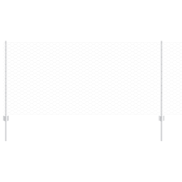 Postes Cerca  10 pcs U-Channel 140 cm Aço Galvanizado M 2