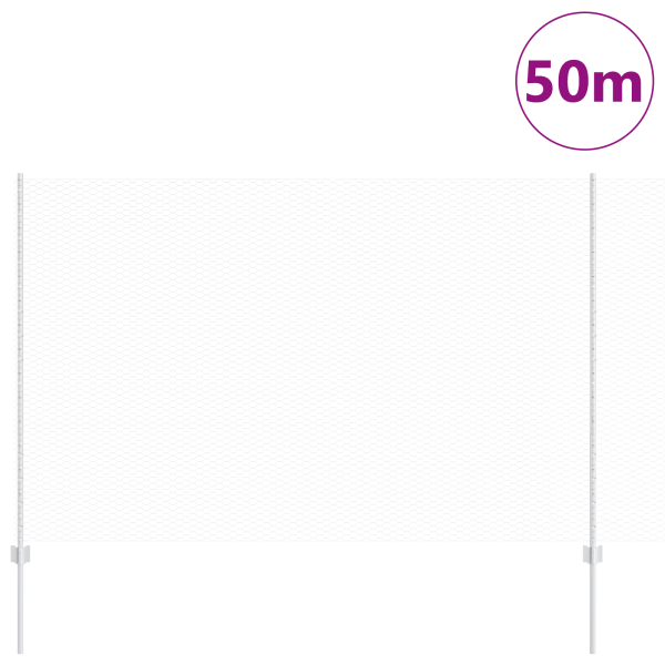 Postes de Cerca  22 pcs U-Channel 160 cm Aço Galvanizado M 3