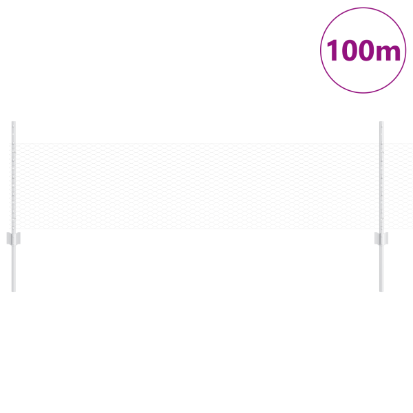 Postes para Cerca  11 pcs U-Channel 60 cm Aço Galvanizado M 3