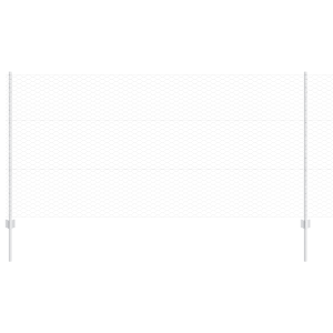 Postes de Cerca  22 pcs Canal U 120 cm Aço Galvanizado H