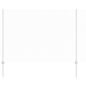 Poste de Cerca 22 pcs U-Channel 150 cm Acero Galvanizado.  Cerca Hexagonal 1.5x100 m Acero Galvanizado H