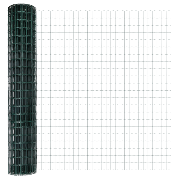 Valla Euro  con 5 postes U verdes de 1.6x10 m de acero M 2