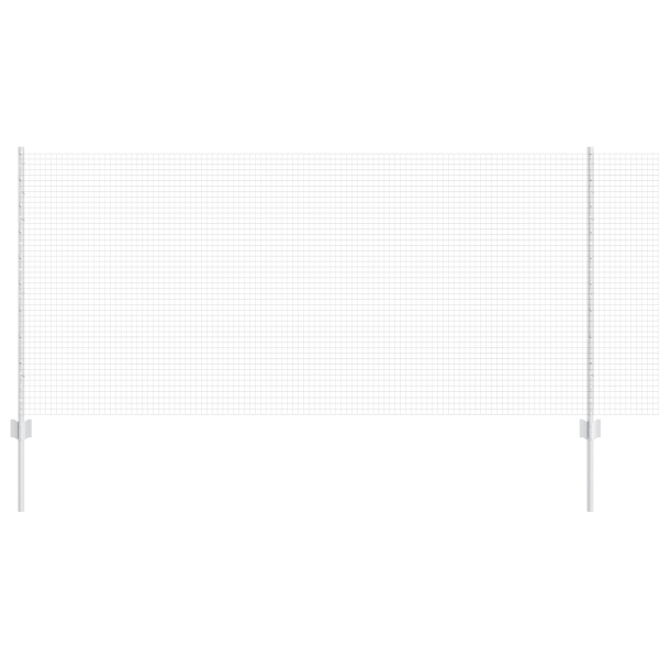 Juego de Cerca de Jardín Juego de 2 Acero galvanizado 10 x 1 m M 2