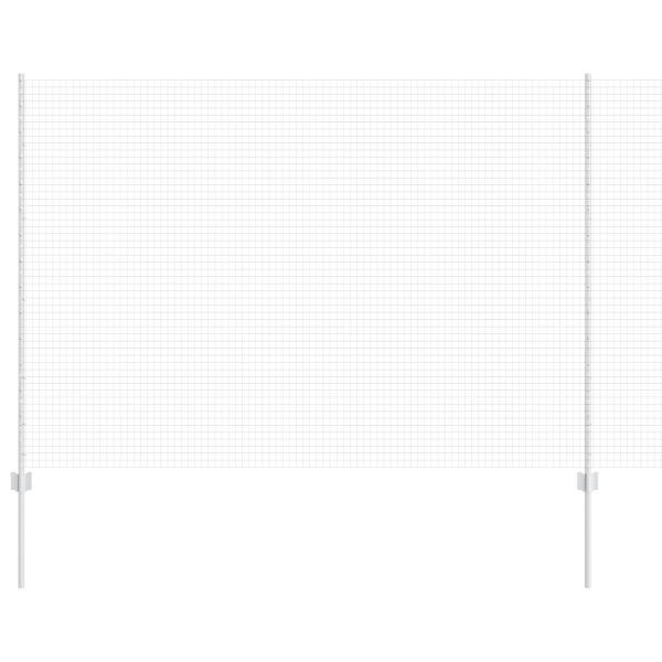 Conjunto de Cerca de Jardim Conjunto de 2 Aço galvanizado M 2