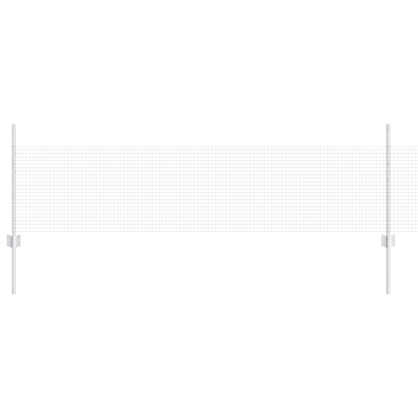 Conjunto de Cerca de Jardim Conjunto de 2 Aço galvanizado M 2